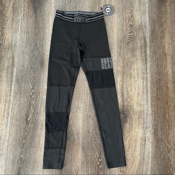 adidas Pants - Doughnuts & Deadlifts Leggings Small